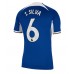 Chelsea Thiago Silva #6 Voetbalkleding Thuisshirt 2023-24 Korte Mouwen